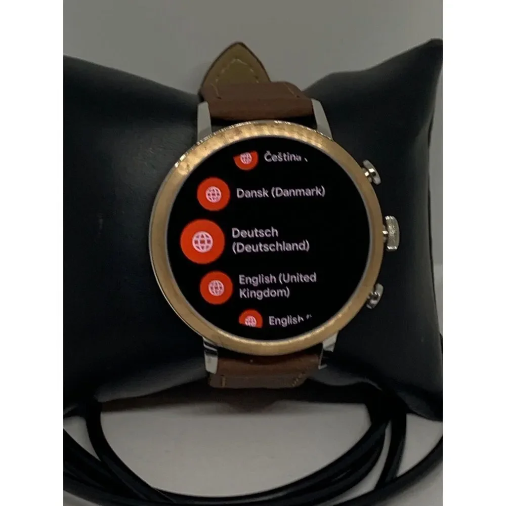 Fossil Gen 4 Authentic Digital Dial Smart Watch Custom Band FTW6016 NP21